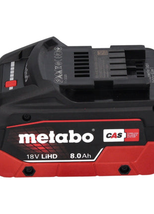 Kit de base Metabo 18 V LiHD + 4x batterie 8,0 Ah + 2x chargeur ASC 55 + métaBOX