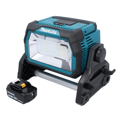 Makita DML 809 F1 Cordless LED construction spotlight 18 V 10000 lm + 1x rechargeable battery 3.0 Ah - without charger