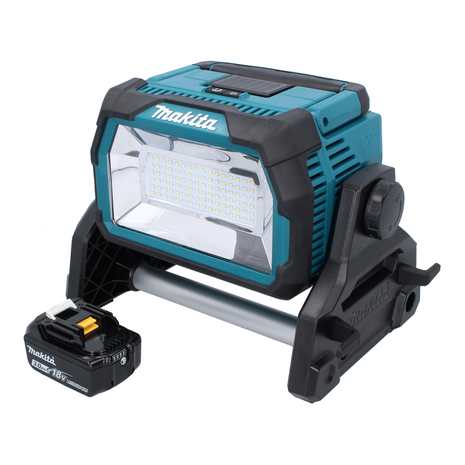 Makita DML 809 F1 Foco de construcción LED con batería 18 V 10000 lm + 1x batería 3,0 Ah - sin cargador