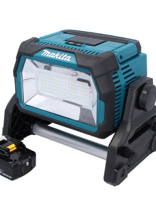 Makita DML 809 G1 Foco de construcción LED con batería 18 V 10000 lm + 1x batería 6,0 Ah - sin cargador