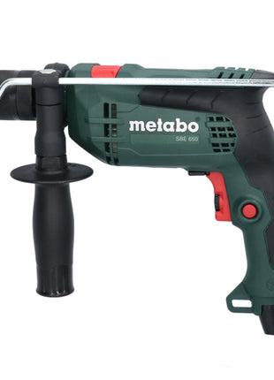 Metabo SBE 650 set taladro percutor 320 W 10 Nm (600742870) + set brocas 79 piezas + estuche