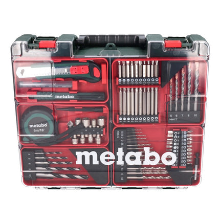 Metabo SBE 650 Set Trapano a percussione 320 W 10 Nm ( 600742870 ) + Set di 79 punte per avvit./forat. + Valigetta