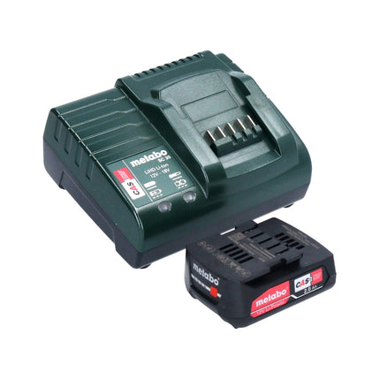 Metabo PowerMaxx BS 12 Akku Bohrschrauber 12 V 40 Nm ( 601036000 ) + 1x Akku 2,0 Ah + Ladegerät - Toolbrothers