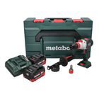 Metabo SB 18 LTX BL Q I 18 V Perceuse à percussion sans fil 130 Nm (602361660) + 2x Batteries rechargeables 5,5 Ah + Chargeur + Coffret metaBOX