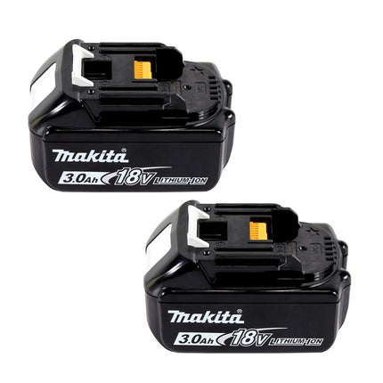 Makita Power Source Kit 18 V with 2x BL 1830 B 3.0 Ah battery ( 197599-5 ) + DC 18 SH double charger ( 199687-4 ) + Makpac