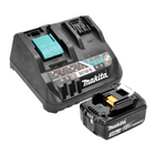 Makita Power Source Kit 18 V avec - 1x Batterie BL 1830 B 3,0 Ah (197599-5) + Chargeur rapide multiple DC 18 RE (198720-9)