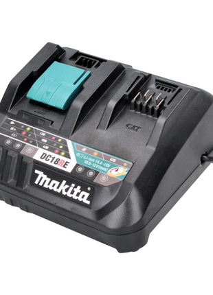 Makita Power Source Kit 18 V avec - 2x Batteries BL 1830 B 3,0 Ah (2x 197599-5) + Chargeur rapide multiple DC 18 RE (198720-9)