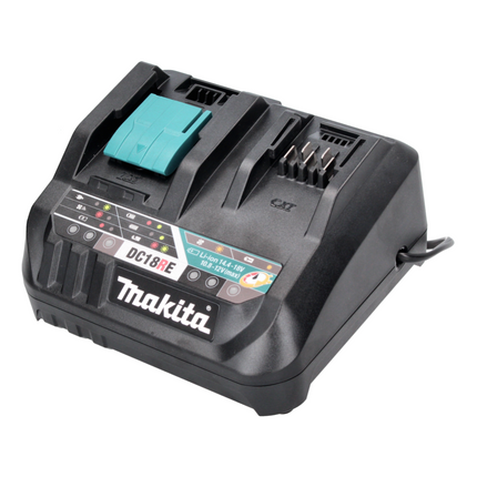 Makita Power Source Kit 18 V con - 2x Baterías BL 1830 B 3,0 Ah (2x 197599-5) + Cargador rápido multi DC 18 RE (198720-9) + Makpac
