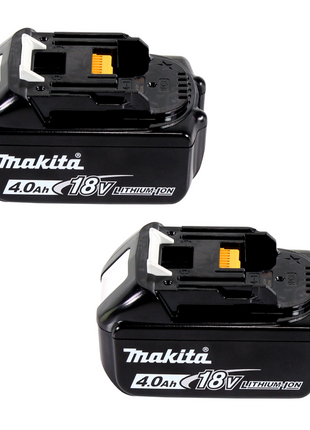 Makita Power Source Kit 18 V avec 2x BL 1840 B batterie 4,0 Ah ( 2x197265-4 ) + DC 18 RE Multi chargeur rapide ( 198720-9 ) + Makpac