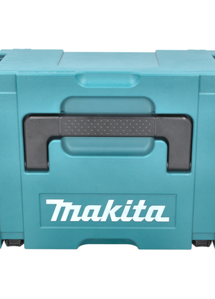 Kit de fuente de alimentación Makita de 18 V con 2 baterías BL 1860 B de 6,0 Ah (2x 197422-4) + cargador multirápido DC 18 RE (198720-9) + Makpac