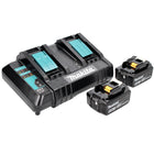 Makita Power Source Kit 18 V with 2x BL 1850 B 5.0 Ah battery ( 197280-8 ) + DC 18 SH double charger ( 199687-4 )