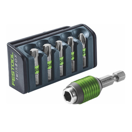 Festool TID 18-Basic Llave de impacto sin cable 18 V 180 Nm 1/4" ( 576481 ) + 6 pcs. juego de puntas + systainer - sin batería, sin cargador
