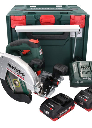 Metabo KS 18 LTX 66 BL Akumulatorowa pilarka tarczowa 18 V 165 mm + 2x akumulator 4,0 Ah + ładowarka + metaBOX