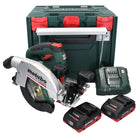 Metabo KS 18 LTX 66 BL Akumulatorowa pilarka tarczowa 18 V 165 mm + 2x akumulator 4,0 Ah + ładowarka + metaBOX