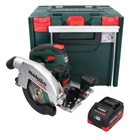 Metabo KS 18 LTX 66 BL Scie circulaire portative sans fil 18 V 165 mm + 1x batterie 5,5 Ah + metaBOX - sans chargeur