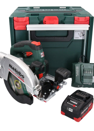 Metabo KS 18 LTX 66 BL Scie circulaire portative sans fil 18 V 165 mm + 1x batterie 8,0 Ah + chargeur + metaBOX