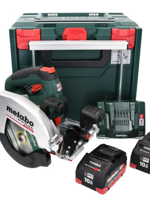 Metabo KS 18 LTX 66 BL Akumulatorowa pilarka tarczowa 18 V 165 mm + 2x akumulator 10,0 Ah + ładowarka + metaBOX