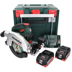 Metabo KS 18 LTX 66 BL Akumulatorowa pilarka tarczowa 18 V 165 mm + 2x akumulator 10,0 Ah + ładowarka + metaBOX