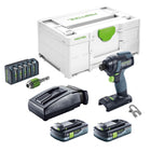 Festool TID 18 HPC 4.0 I-Plus Atornillador de impacto a batería 18 V 180 Nm 1/4