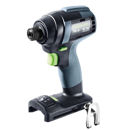 Festool TID 18 HPC 4.0 I-Plus llave de impacto sin cable 18 V 180 Nm 1/4" ( 576482 ) + 2x batería recargable 4.0 Ah + cargador + juego de 6 puntas + systainer