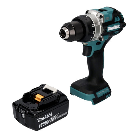 Makita DDF 486 T1 Akku Bohrschrauber 18 V 130 Nm Brushless + 1x Akku 5,0 Ah - ohne Ladegerät