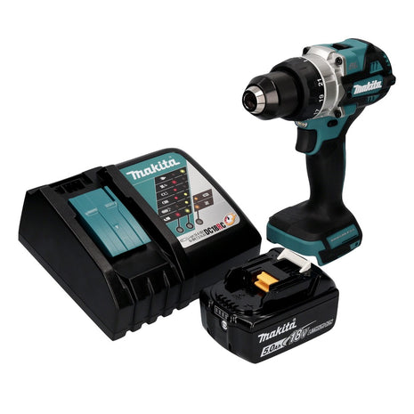 Makita DDF 486 RT1 cordless drill driver 18 V 130 Nm brushless + 1x rechargeable battery 5.0 Ah + charger