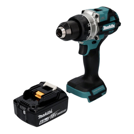 Makita DDF 486 G1 Perceuse-visseuse sans fil 18 V 130 Nm Brushless + 1x batterie 6,0 Ah - sans chargeur