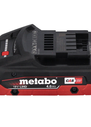 Metabo AS 18 HEPA PC Aspirador de batería compacto 18 V 6 l Aspirador en seco y húmedo con función de soplado + 1x batería 4,0 Ah - sin cargador