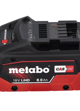 Metabo AS 18 HEPA PC Aspirador de batería compacto 18 V 6 l Aspirador en seco y húmedo con función de soplado + 1x batería 8,0 Ah - sin cargador