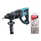 Makita DHR 202 Z Cordless combi hammer 18 V 2.0 J SDS Plus + 5-piece drill bit set - without battery, without charger