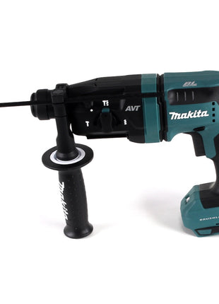 Taladro percutor inalámbrico Makita DHR 182 Z 18 V 1,7 J SDS plus sin escobillas + juego de taladro de 5 piezas - sin batería, sin cargador