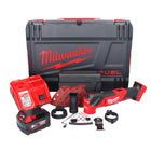 Milwaukee M18 FMT-601X FUEL multiherramienta a batería 18 V sin escobillas + 1x batería 6.0 Ah + cargador + set de accesorios 7 piezas + caja HD