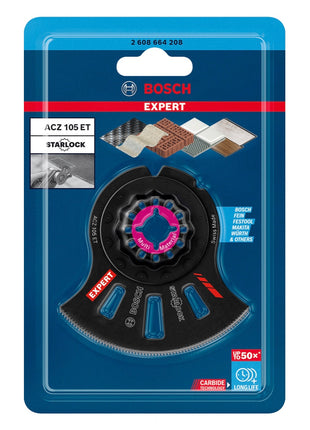 Bosch EXPERT Multi Material ACZ 105 ET Segmentsägeblatt Starlock 105 mm 5 Stk. ( 2608664207 ) Carbide