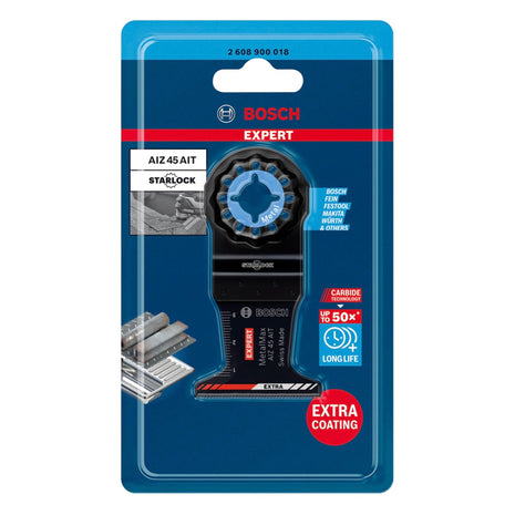 Hoja de sierra de inmersión Bosch EXPERT AIZ 45 AIT Starlock 45 x 40 mm 1 pieza (2608900018) para metal duro MetalMax - sucesor de 2608664348