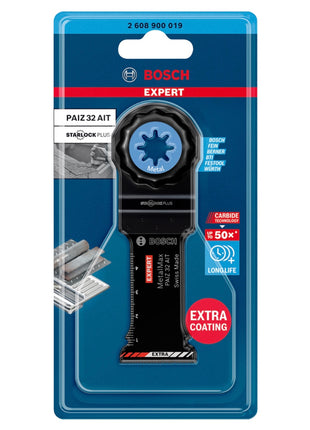 Hoja de sierra de inmersión Bosch EXPERT PAIZ 32 AIT Starlock Plus 32 x 50 mm 1 pieza (2608900019) para metal duro MetalMax - sucesor de 2608662555