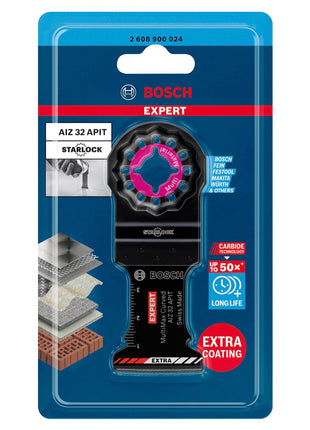 Bosch EXPERT MultiMax AIZ 32 APIT Lames de scie plongeante Starlock 32 x 40 mm - 25 pièces