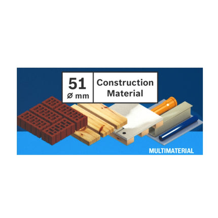 Sierra perforadora para materiales de construcción Bosch EXPERT 51 x 60 mm (2608900463) universal - Sucesora de 2608580740