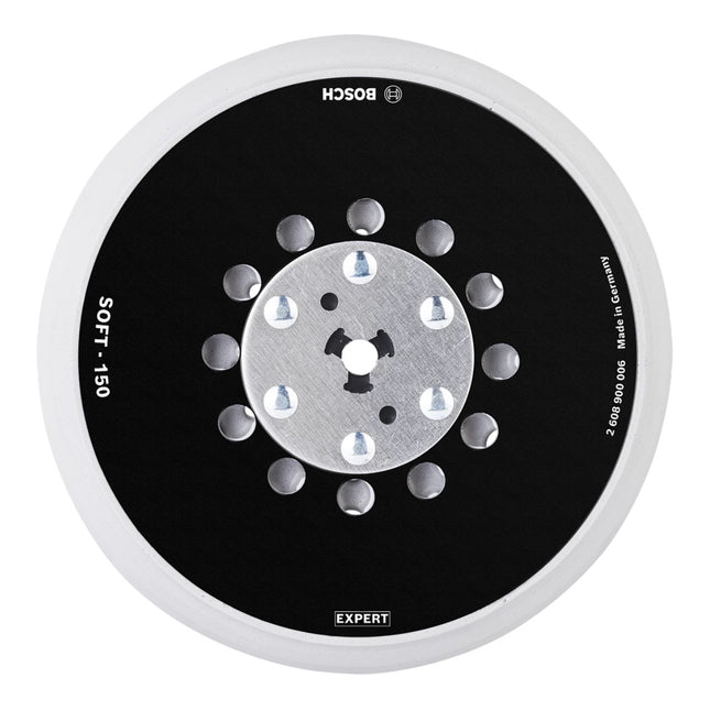 Placa de soporte universal Bosch EXPERT Multihole 150 mm blanda (2608900006) sucesora de 2608601336