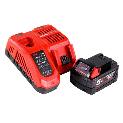 Taladro angular inalámbrico Milwaukee C18 RAD-501FC 18 V 20 Nm + 1x batería 5,0 Ah + cargador