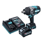 Llave de impacto inalámbrica Makita TW 001 GD101 40 V máx. 1800 Nm Brushless XGT + 1x batería 2,5 Ah + cargador