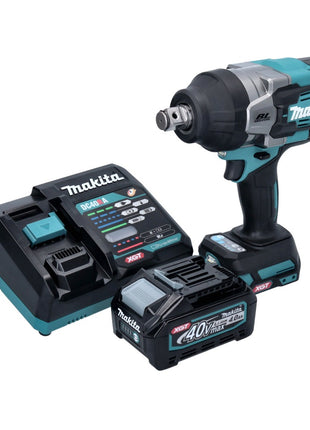 Makita TW 001 GM101 Clé à choc sans fil 40 V max. 1800 Nm Brushless XGT + 1x batterie 4,0 Ah + chargeur