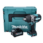 Makita TW 001 GM101 Llave de impacto inalámbrica 40 V máx. 1800 Nm Brushless XGT + 1x batería 4,0 Ah + Makpac - sin cargador