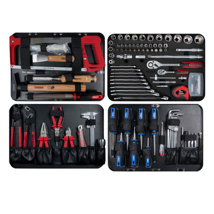 KS TOOLS 1/4"+1/2" Universal-Werkzeug-Satz, 149-tlg ( 911.0649 ) - Toolbrothers