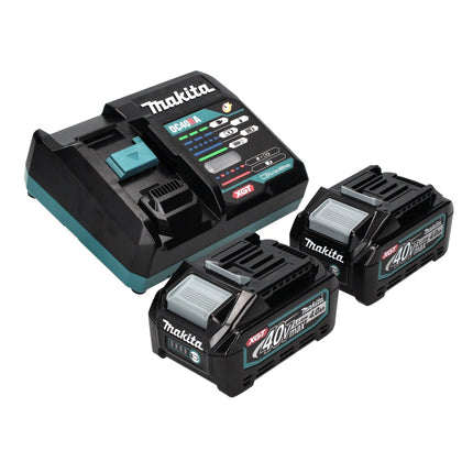 Makita TW 001 GM201 Llave de impacto sin cable 40 V max. 1800 Nm Brushless XGT + 2x batería recargable 4.0 Ah + cargador + Makpac
