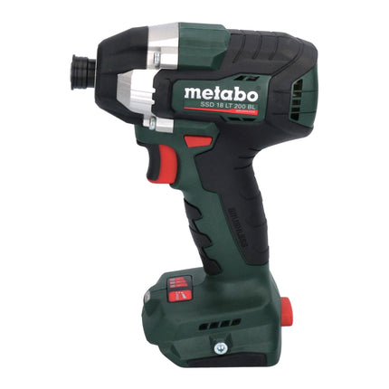 Metabo SSD 18 LT 200 BL Visseuse à chocs sans fil 200 Nm 1/4"  Brushless 18V + Coffret metaBOX - sans batterie, sans chargeur (602397840)