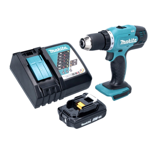 Trapano avvitatore a batteria Makita DDF 453 RA1 18 V 42 Nm + 1x batteria ricaricabile 2,0 Ah + caricabatterie
