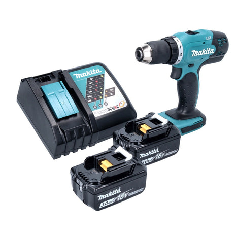 Makita DDF 453 RF Akku Bohrschrauber 18 V 42 Nm + 2x Akku 3,0 Ah + Ladegerät - Toolbrothers