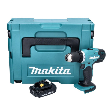 Makita DDF 453 A1J Akumulatorowa wiertarko-wkrętarka 18 V 42 Nm + 1x akumulator 2,0 Ah + Makpac - bez ładowarki