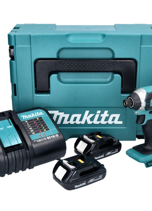 Llave de impacto a batería Makita DTD 152 SYJ 18 V 165 Nm + 2x baterías 1,3 Ah + cargador + Makpac