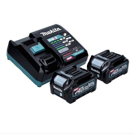 Taladro percutor inalámbrico Makita HP 002 GD201 40 V 64 Nm sin escobillas + 2 baterías 2,5 Ah + cargador